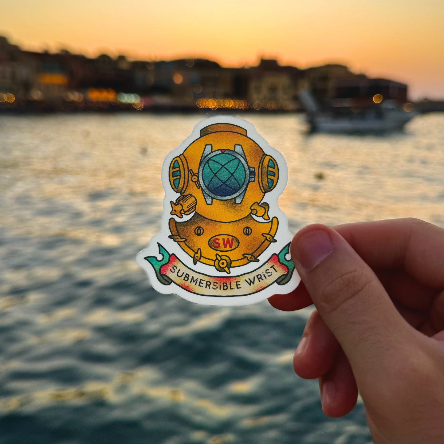 Submersible Wrist OG Logo Sticker Pack (3 Stickers)