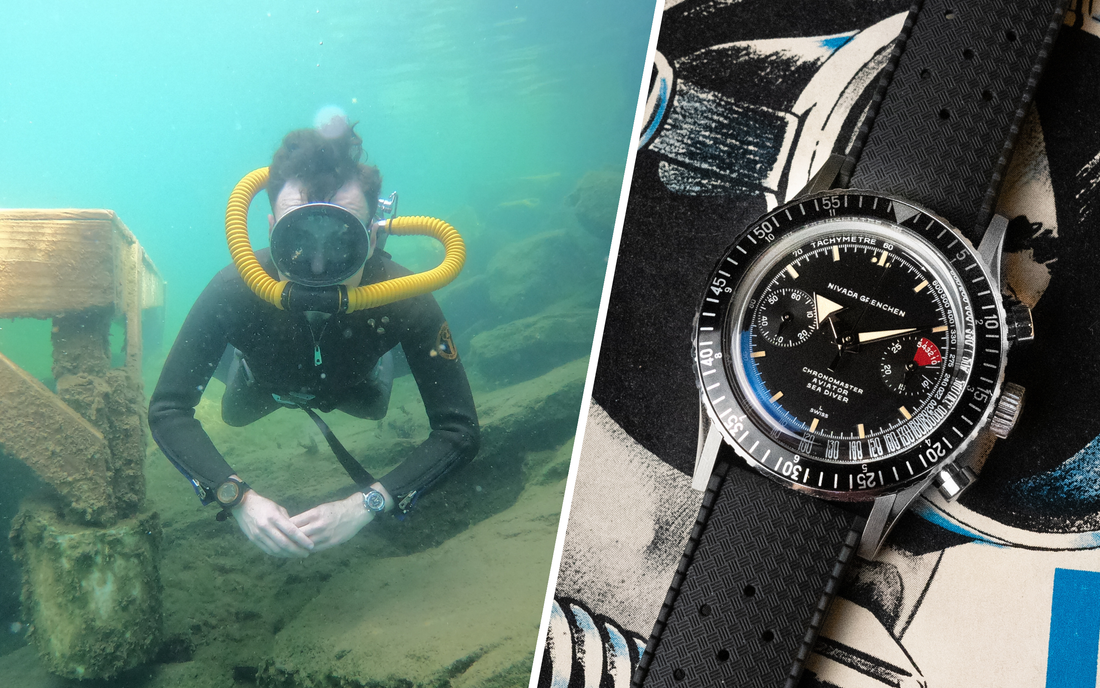 Diving With The Nivada Grenchen Chronomaster Aviator Sea Diver A Wat Submersible Wrist