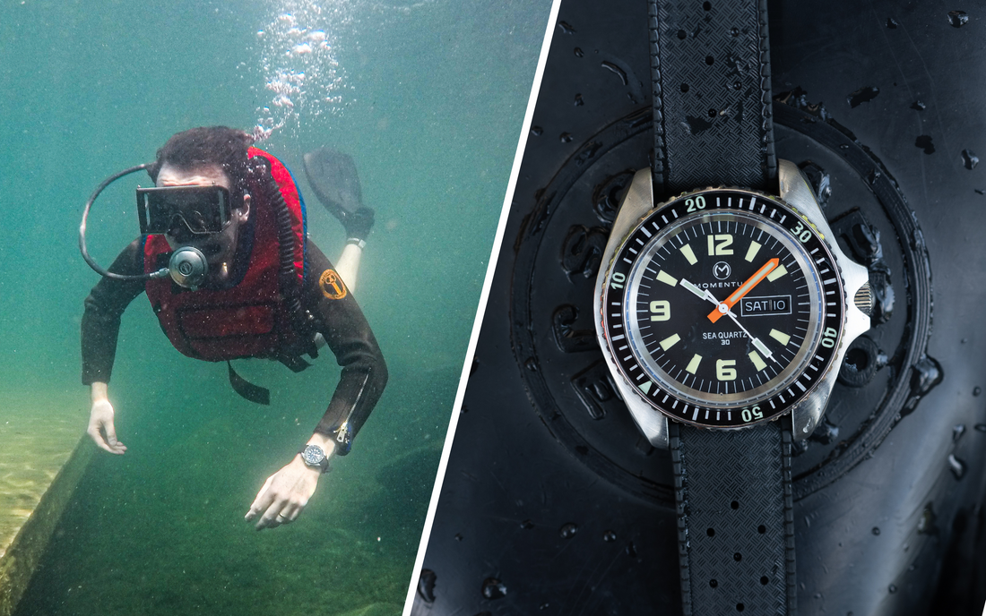 Diving With An Icon Of Nostalgia - The Momentum Sea Quartz 30